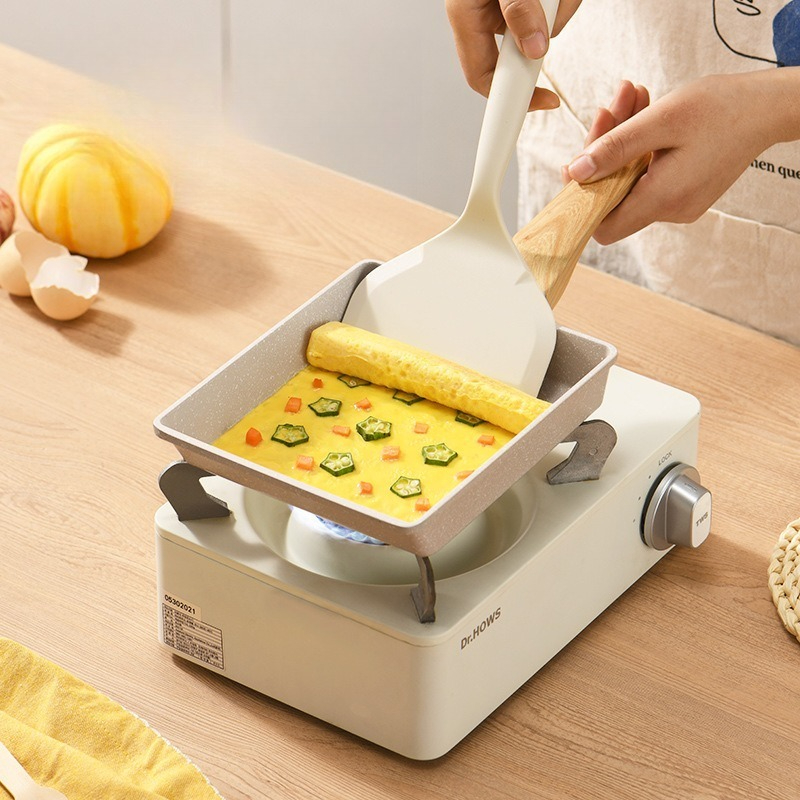 Home Cooking Egg Roll - Tamagoyaki vierkante pan met antiaanbaklaag Veelzijdige