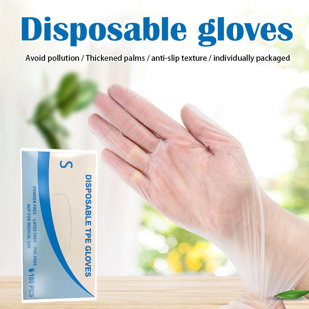 Home Cooking Oil Disposal - 100 stks/set Wegwerp TPE-handschoenen Food Grade