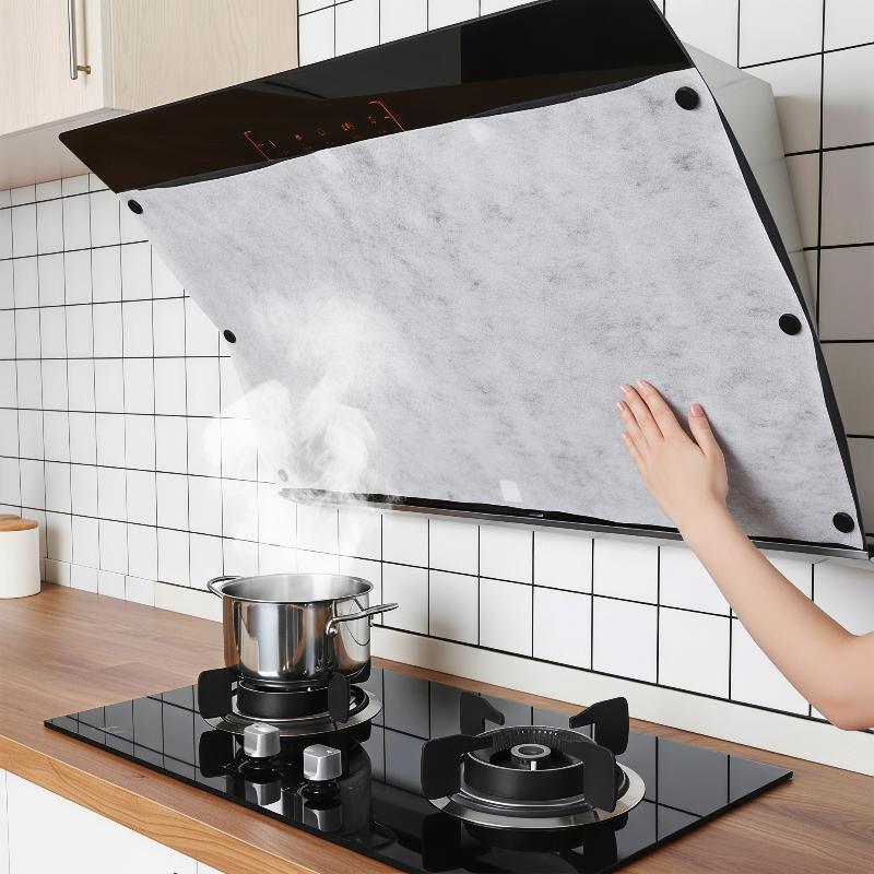 Home Cooking Oil Disposal - Niet-geweven wegwerp keukenolie-absorberend papier, 12 vellen,