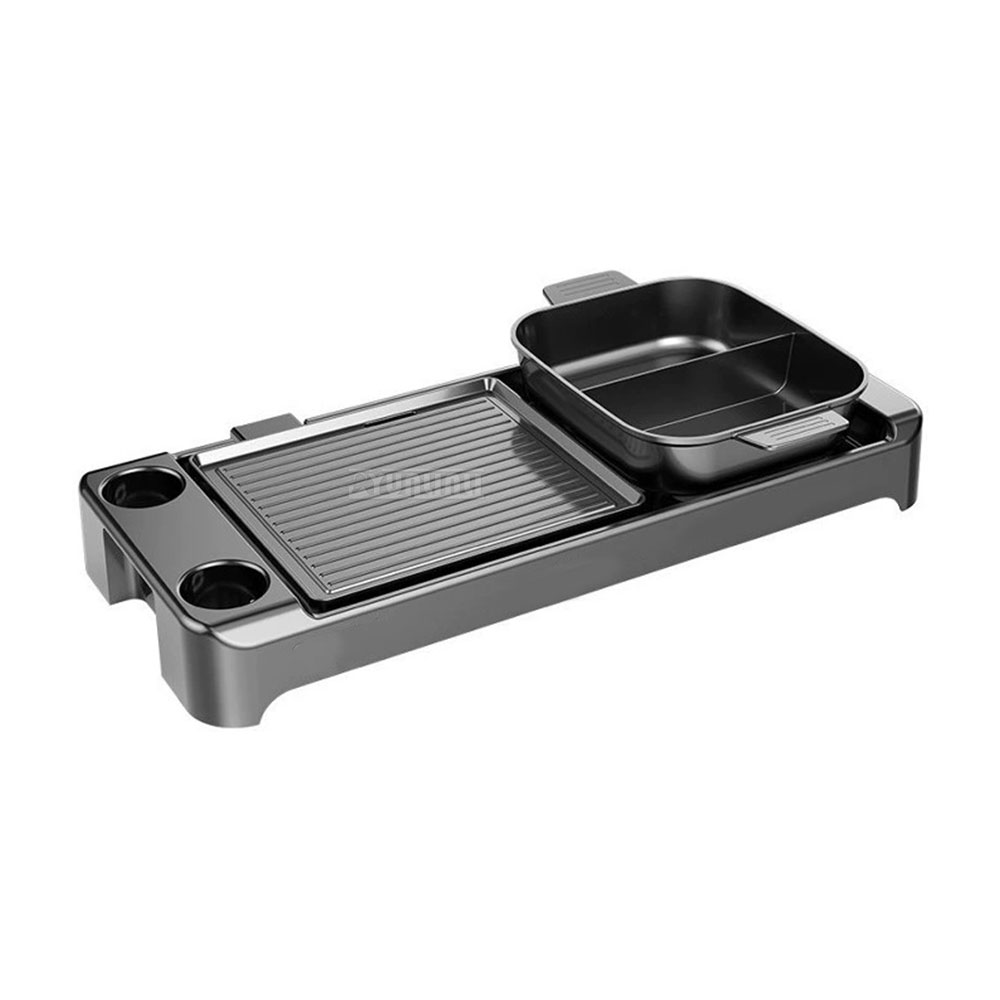 Home Cooking Appliances - Elektrische barbecue-hotpot-kachel met dubbele smaak, kookpot,