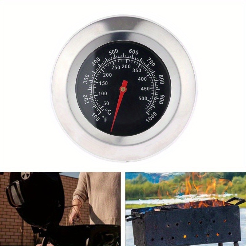 Home Cooking Food - Roestvrijstalen BBQ-roker Grill Temperatuurmeter Barbecue Thermometer