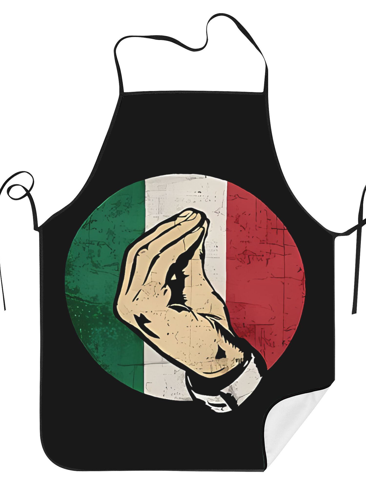 Home Cooking In Italian - Grappige Italiaanse handgebaren keukenschort Italië vlag