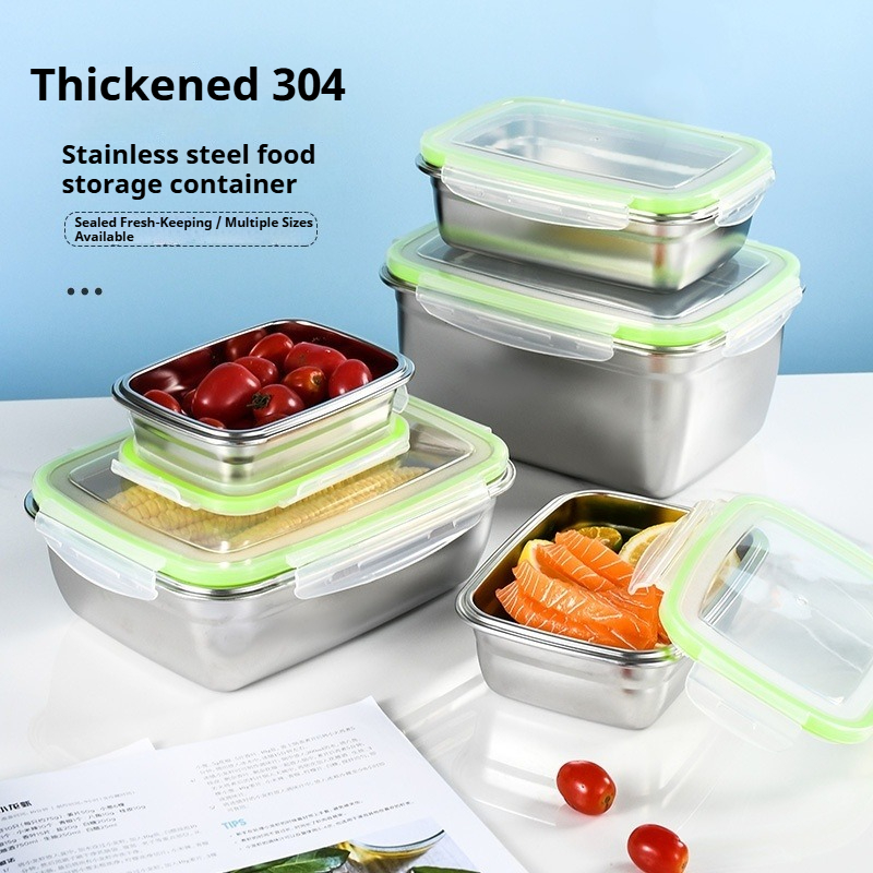 Home Cooking Food - Lunchbox-set van 304 roestvrij staal met