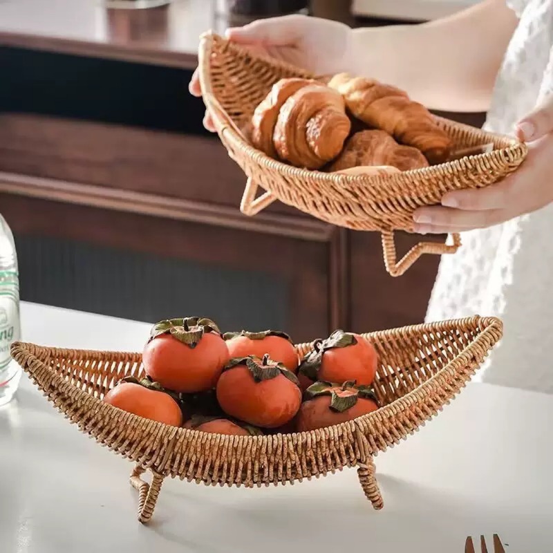 Home Cooking Recipes - Crescent Fruit Tray Creatieve Snack Serveerschaal