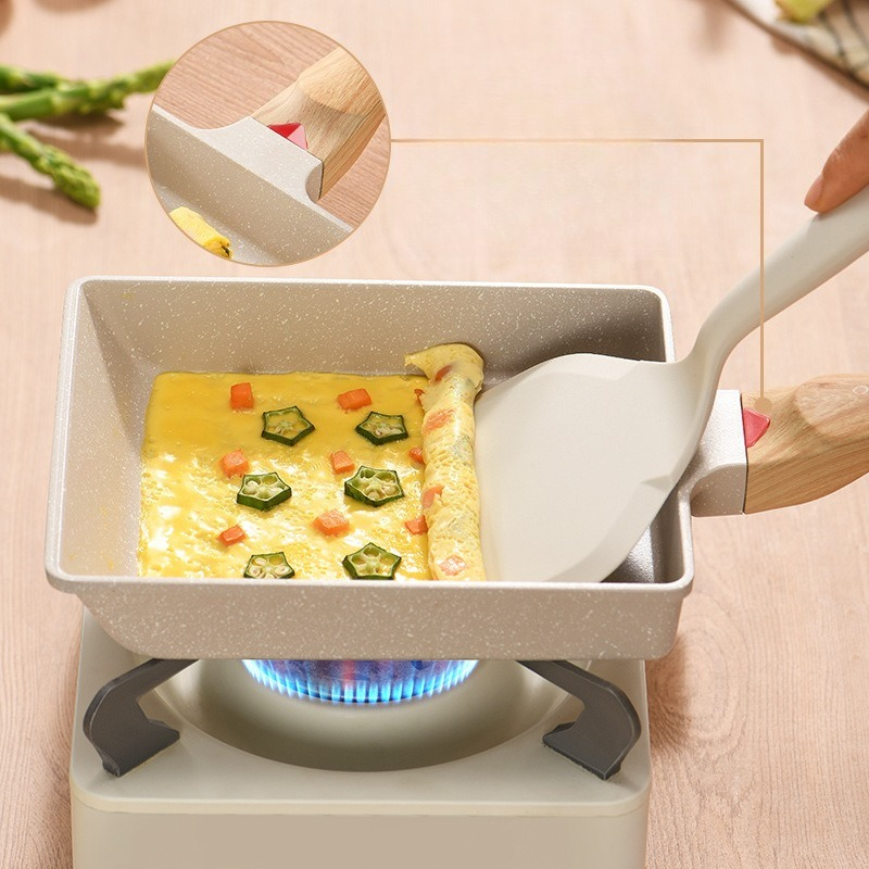 Tamagoyaki vierkante pan met a - Home Cooking Egg Roll recensie en prijs