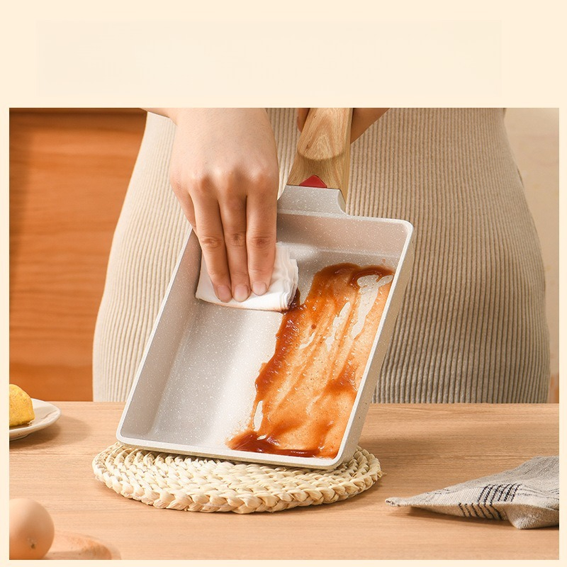 Tamagoyaki vierkante pan met a - Home Cooking Egg Roll recensie en prijs