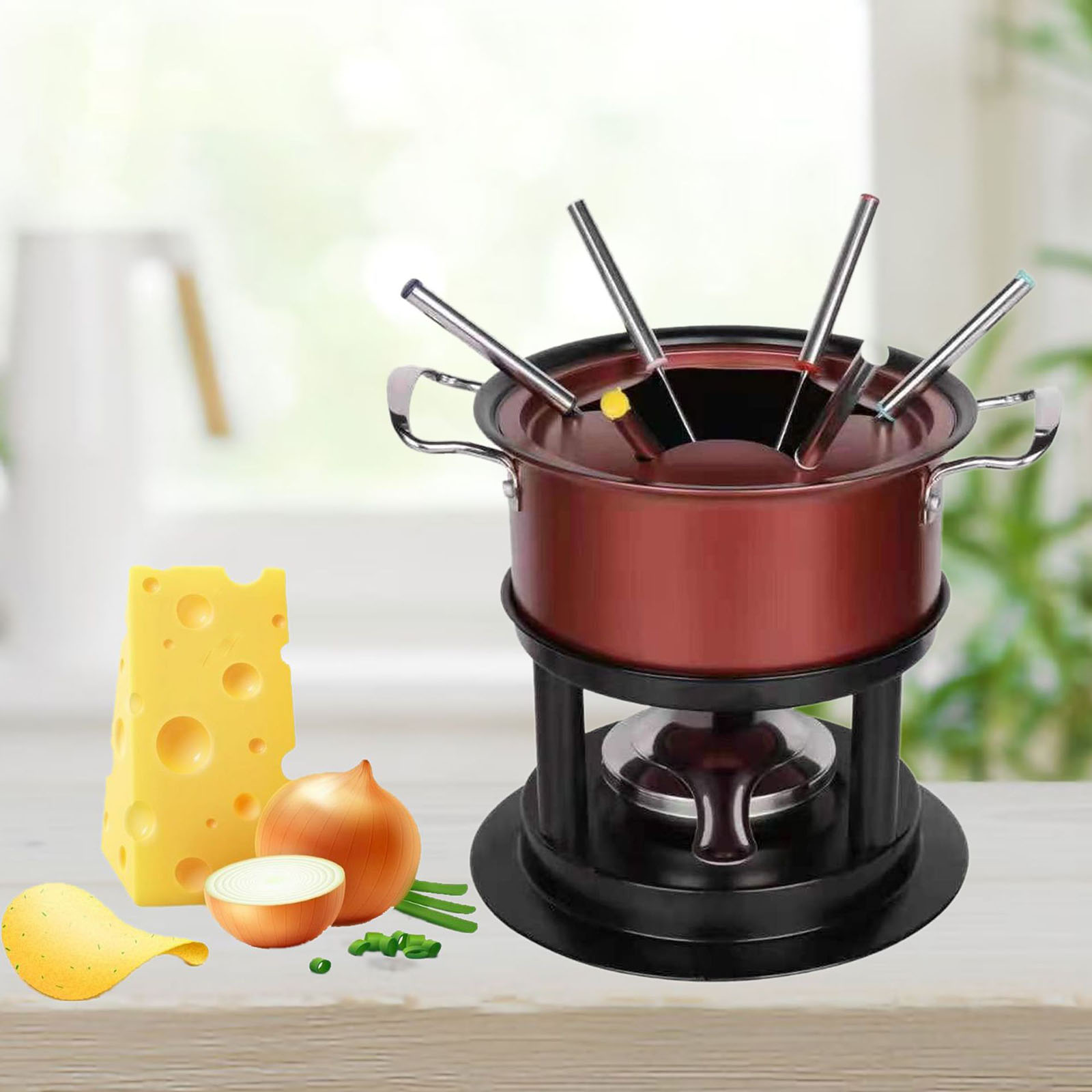 Fondue Pot Set Chocolade Boter - Home Cooking Set recensie en prijs