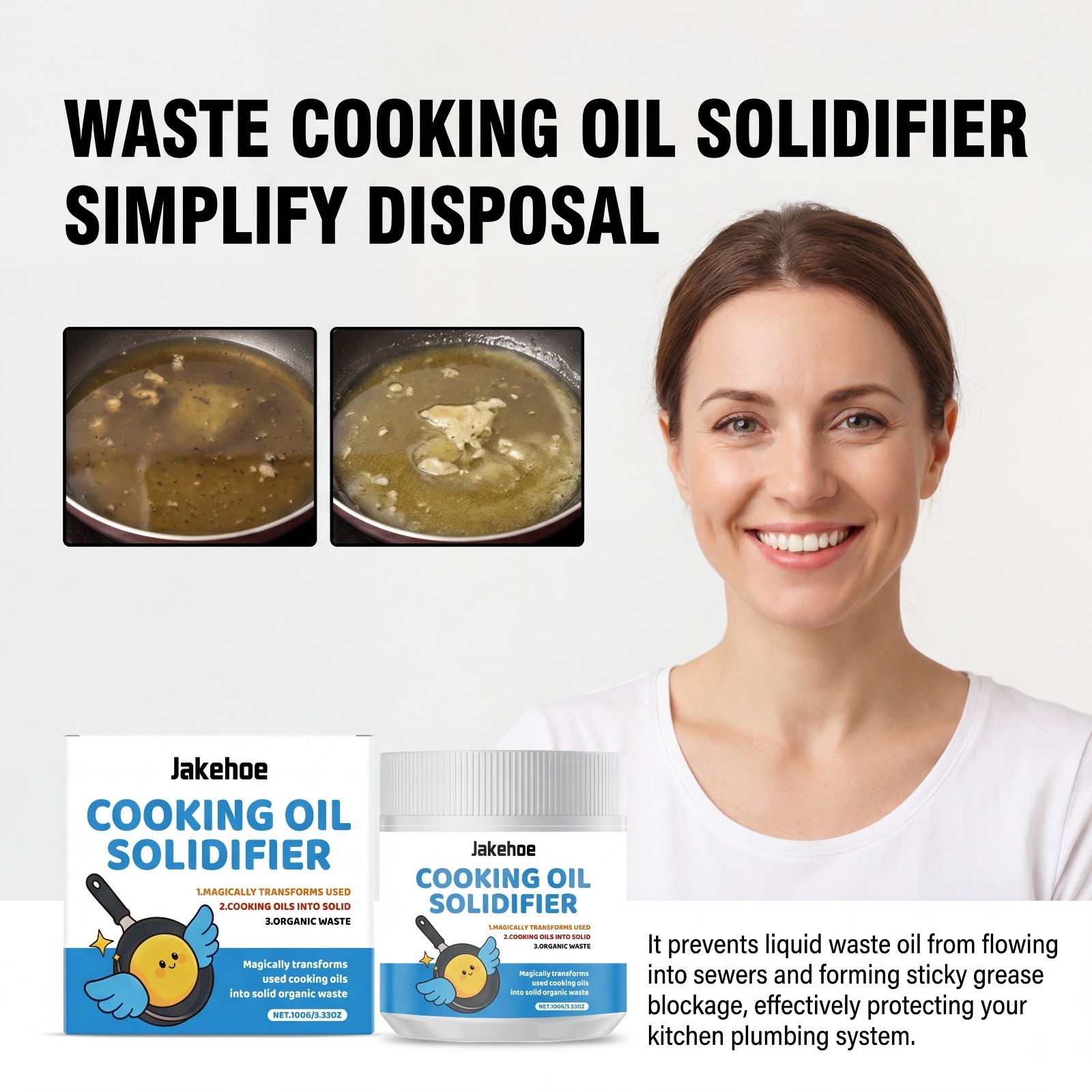 Olieverharderpoeder voorkomt v - Home Cooking Oil Disposal recensie en prijs