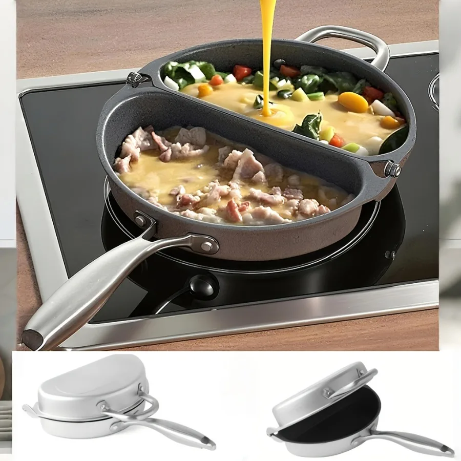 Dubbelzijdige antiaanbakpan Op - Home Cooking Egg Roll recensie en prijs