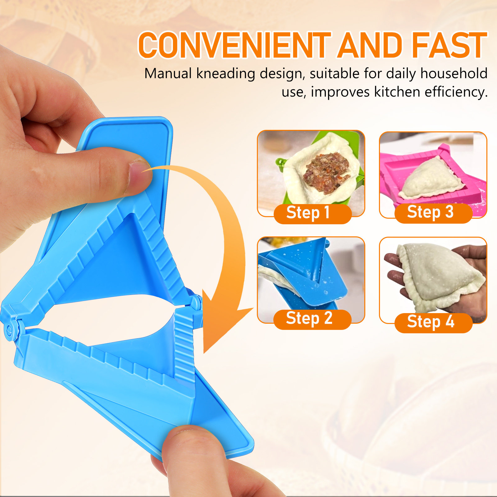 3-delige plastic dumplingvorme - Gyoza Dumpling Maker recensie en prijs