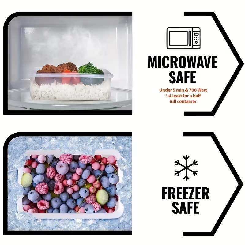 4-delige transparante voedselb - Home Cooking Food recensie en prijs