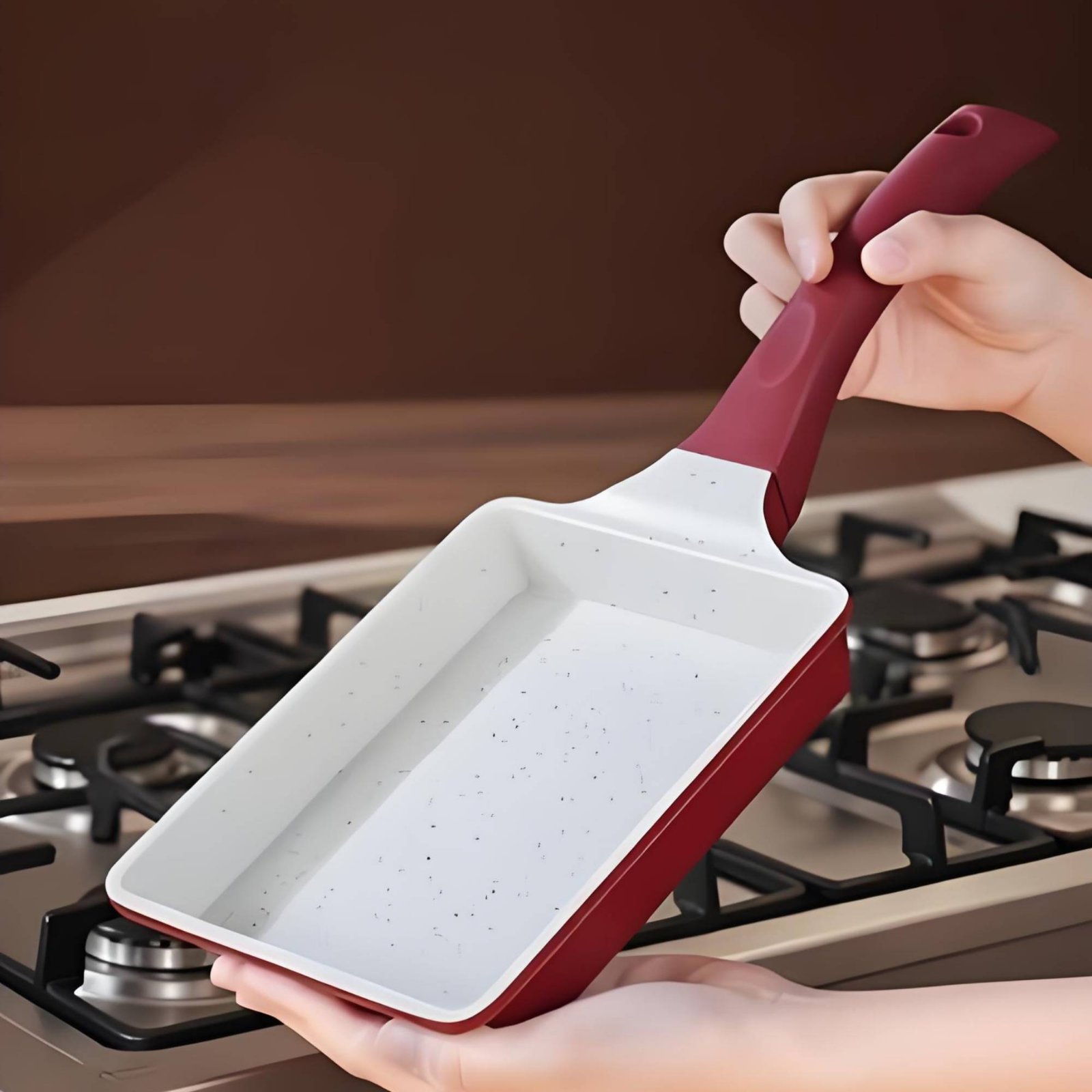 Tamagoyaki Pan Anti-aanbakpan  - Home Cooking Egg Roll recensie en prijs