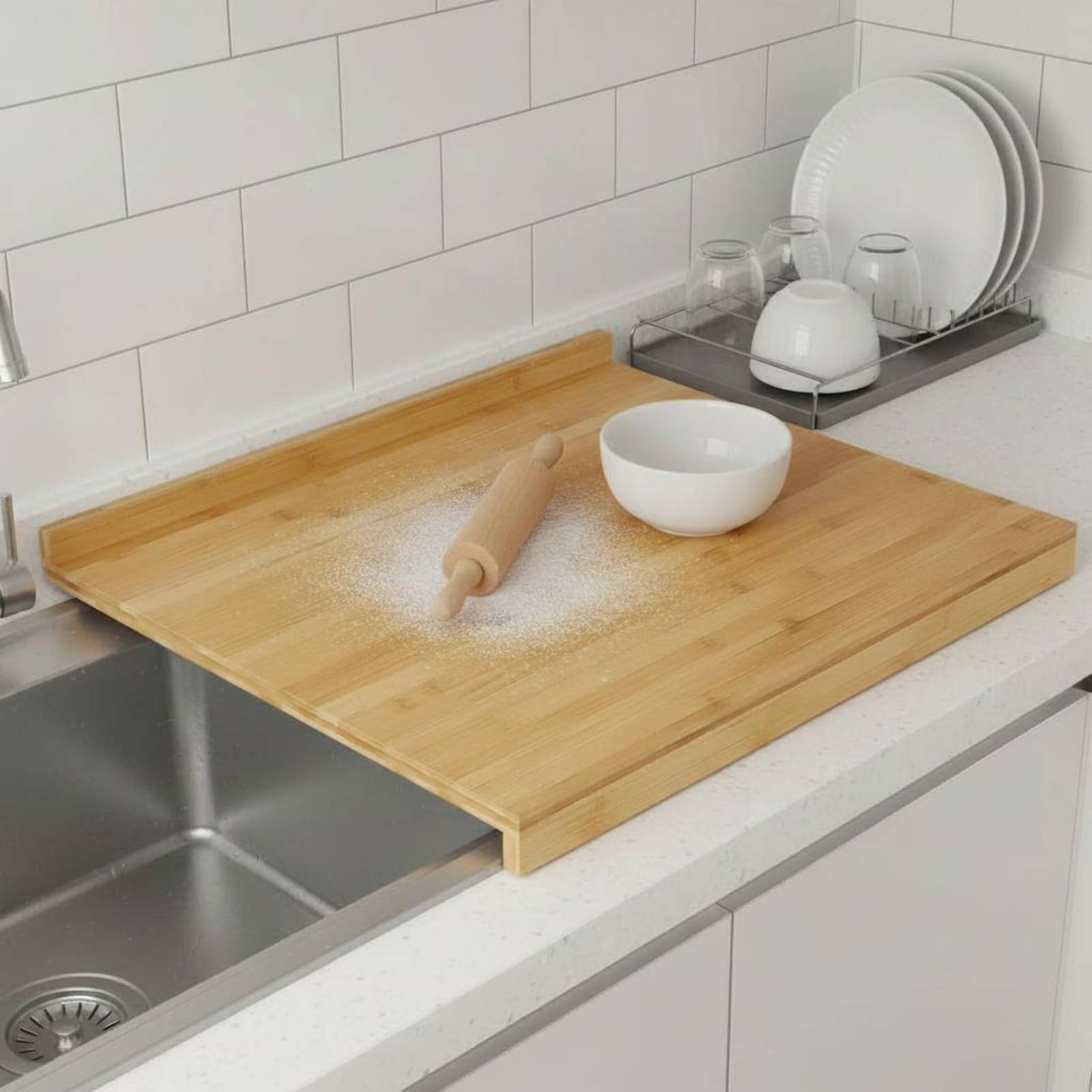 Snijplank boven de gootsteen,  - Home Cooking Usa recensie en prijs