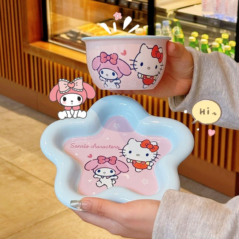 Cartoon Kat Print Keramisch Se - Home Cooking Set recensie en prijs