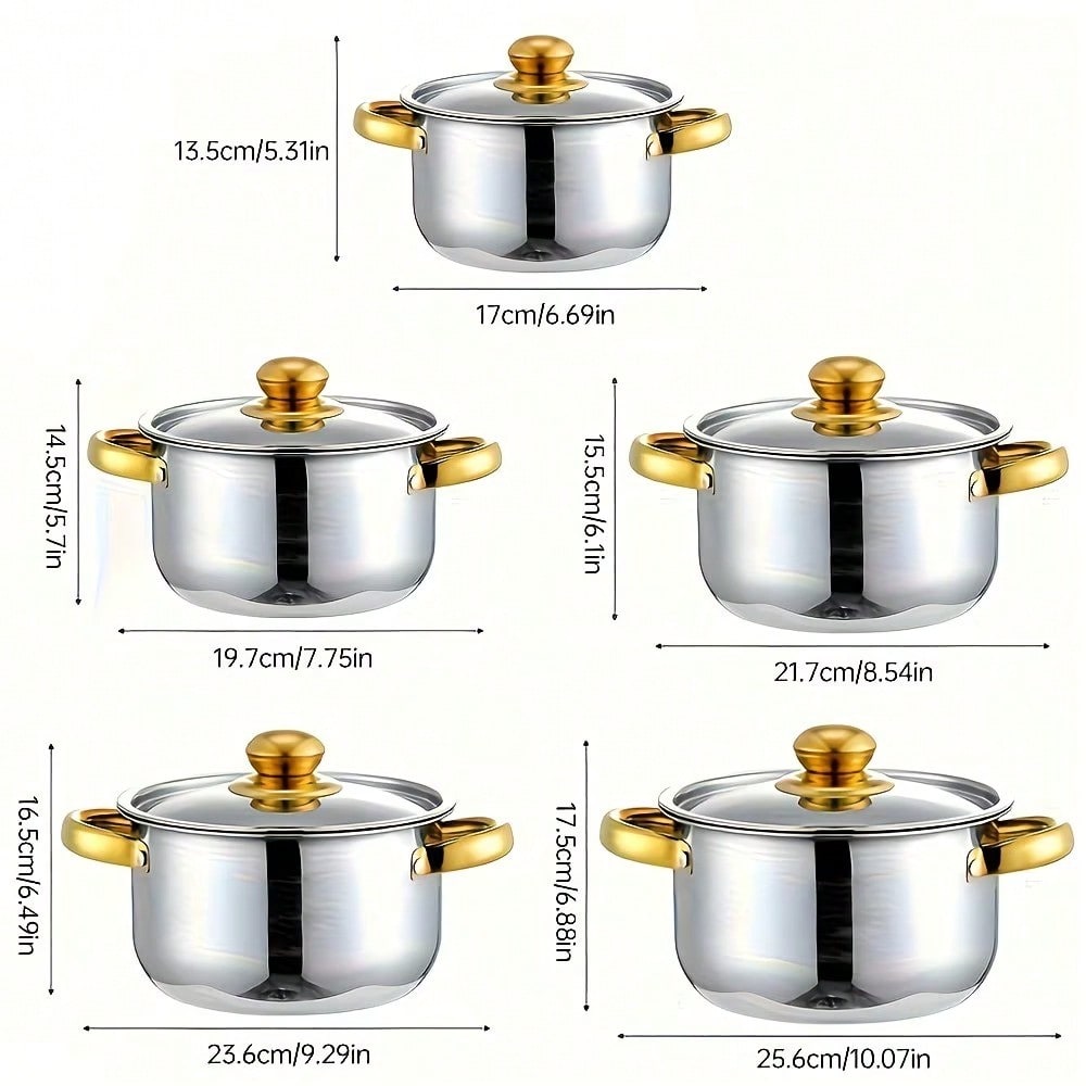 RVS Pannenset Modern Luxe Kook - Home Cooking Set recensie en prijs
