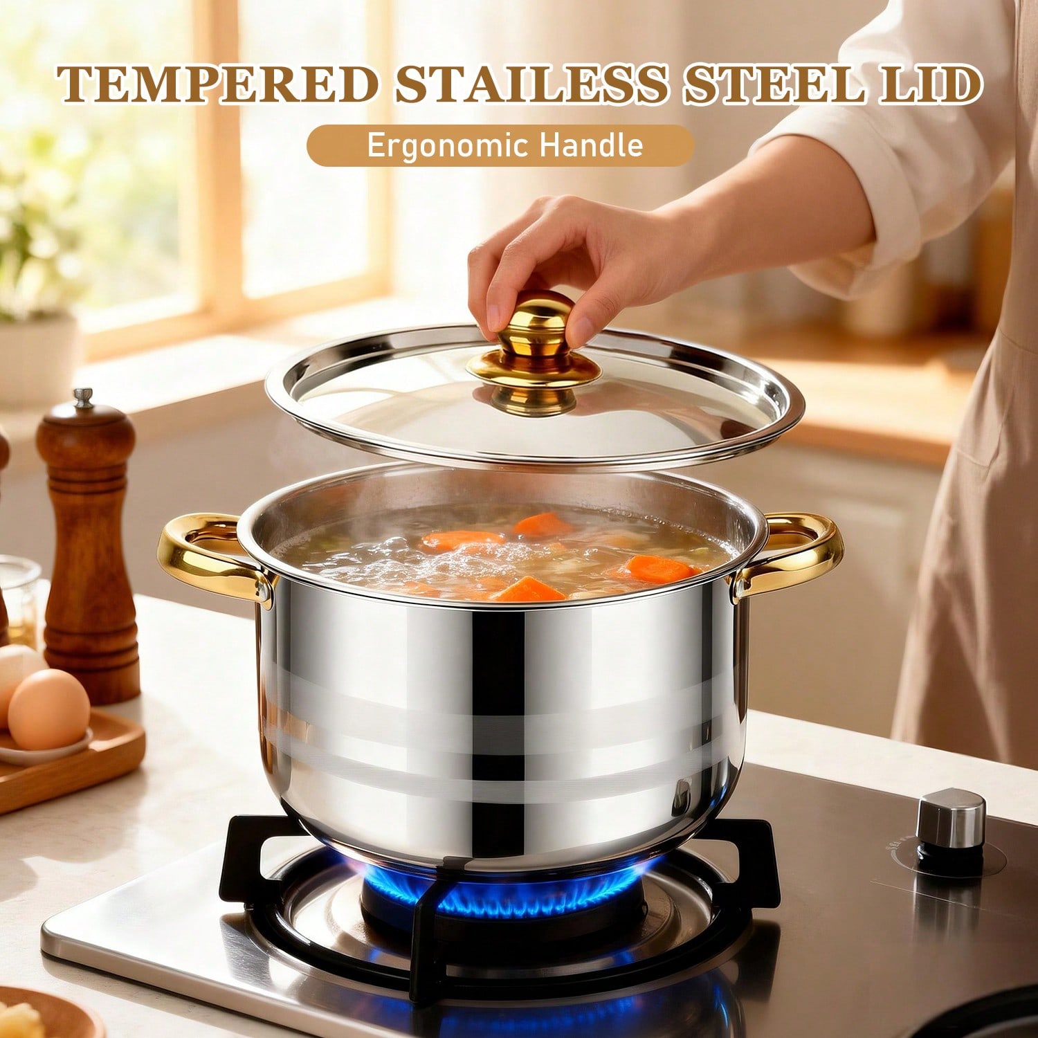 RVS Pannenset Modern Luxe Kook - Home Cooking Set recensie en prijs
