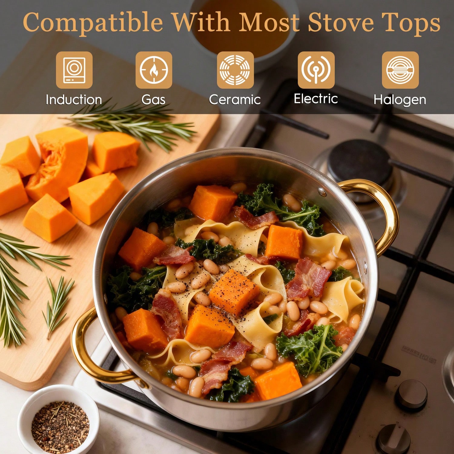 RVS Pannenset Modern Luxe Kook - Home Cooking Set recensie en prijs