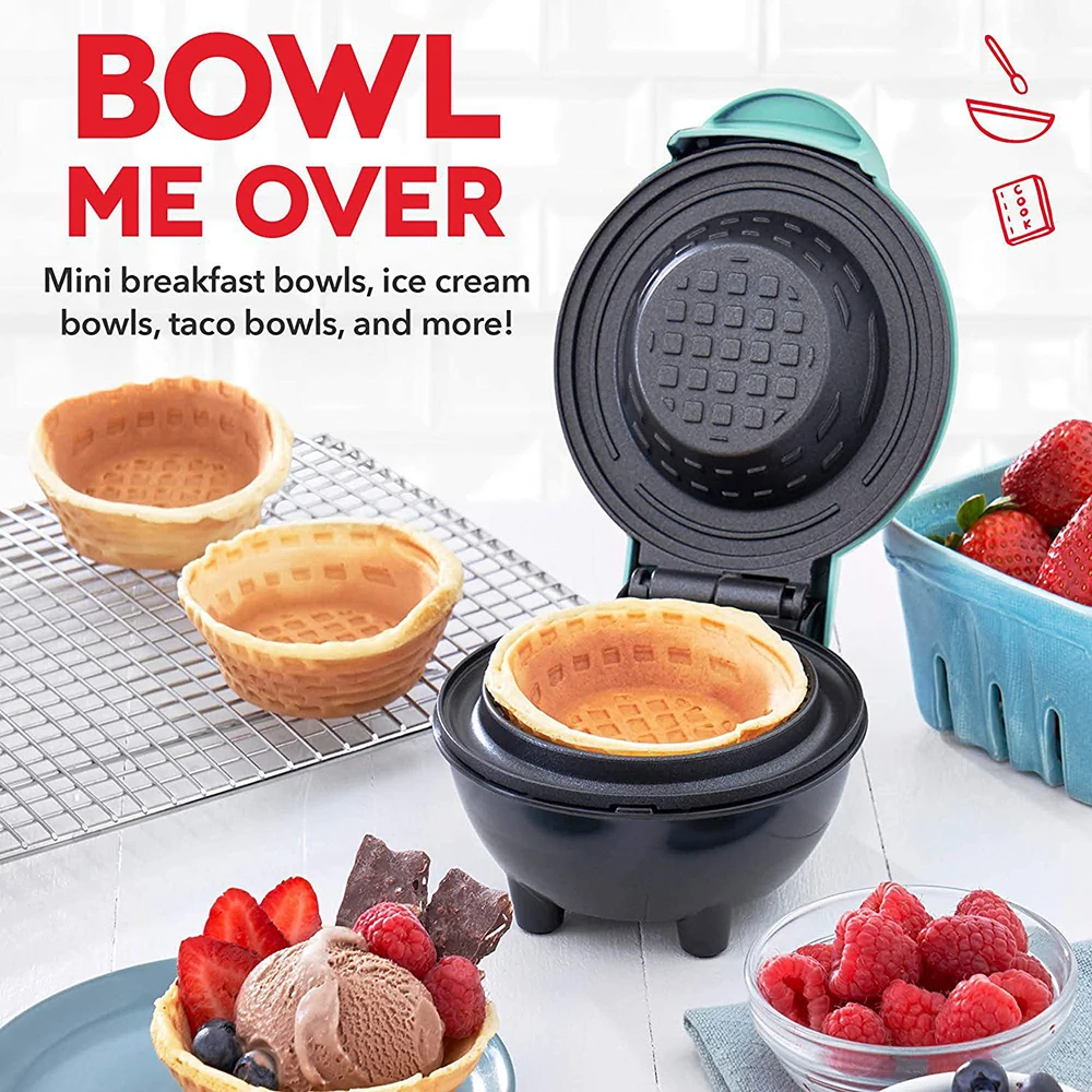 220V Mini Waffle Bowl Maker On - Home Cooking Egg Roll recensie en prijs