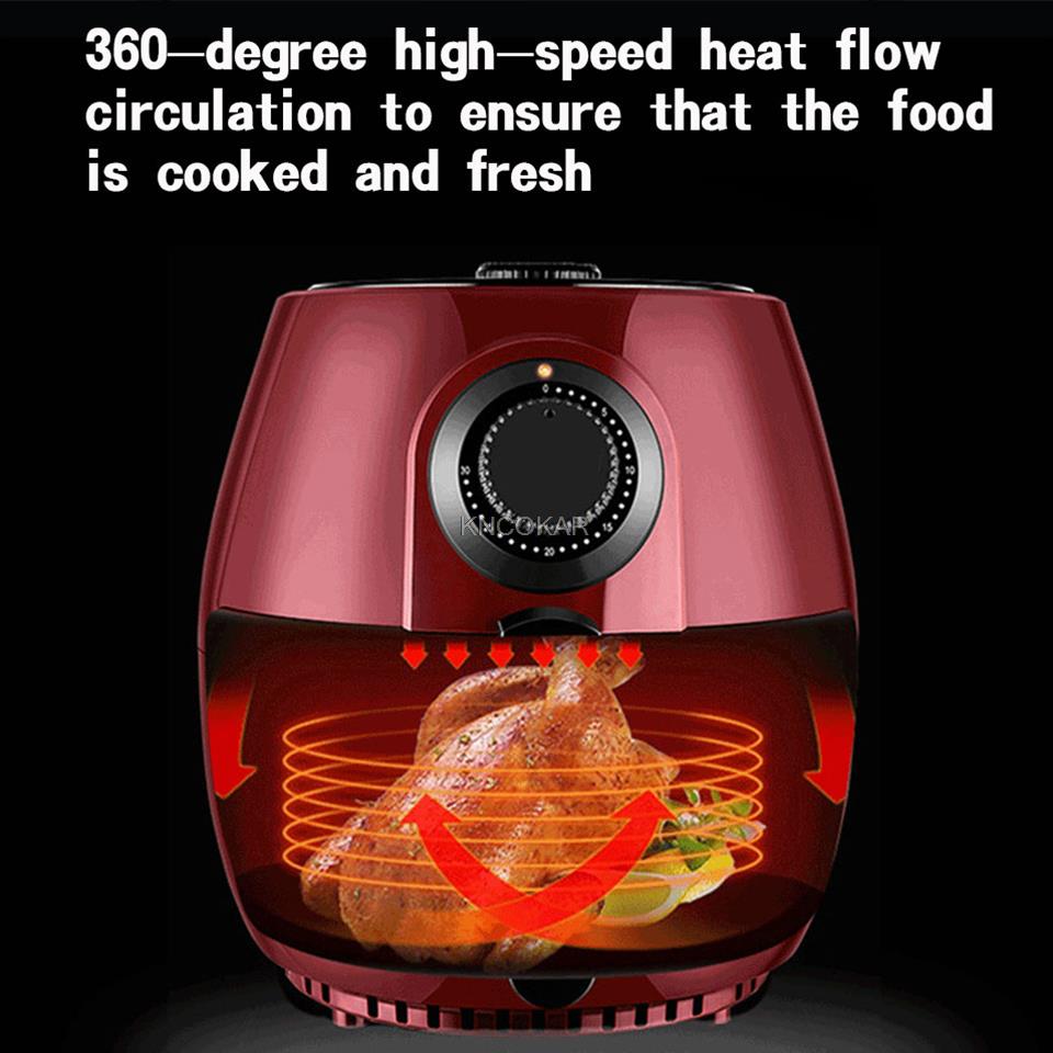 Slimme luchtfriteuse zonder ol - Home Cooking Oil Disposal recensie en prijs